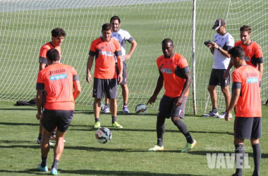 Dos entrenamientos para preparar los partidos contra Levante y Barça