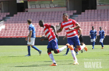 ‘Set’ de goles del Granada B al colista Écija