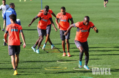 Cinco sesiones de entrenamiento para preparar la visita a Ipurúa