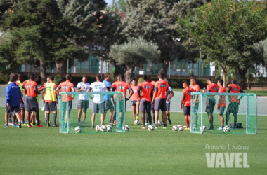 Seis sesiones y un amistoso para preparar el partido contra el Almería