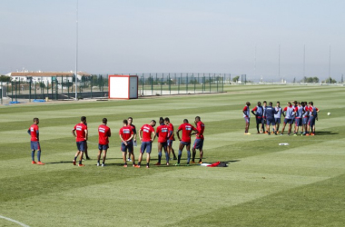 Cinco entrenamientos antes de recibir al Real Madrid