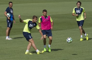 Cinco entrenamientos del Granada CF antes de visitar al Alcorcón