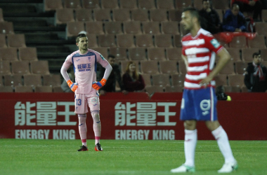 Solo once cerrojos en la portería del Granada CF