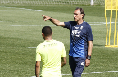 Tres entrenamientos antes de recibir al Cádiz CF