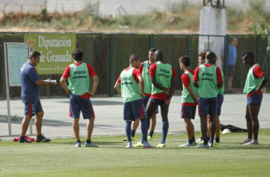 El Granada realiza cinco entrenamientos en la semana de parón en Liga