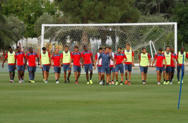 Siete entrenamientos en una semana con dos amistosos