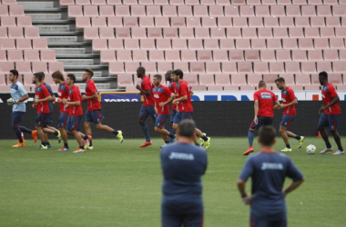 Cuatro entrenamientos para preparar el partido contra el Real Madrid