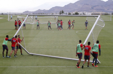 Cuatro entrenamientos para preparar la &#039;final&#039; contra Las Palmas