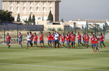 El Granada se prepara para recibir al Betis con cuatro entrenamientos