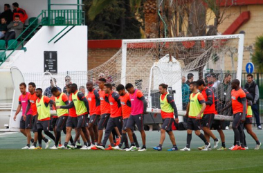 Seis entrenamientos en la semana de parón