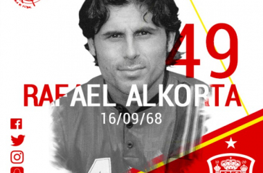 Cumple años el histórico Rafael Alkorta, exjugador del Athletic, Real Madrid y la Selección española