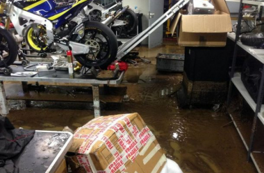 Alluvione danneggia la sede del Team Tech 3
