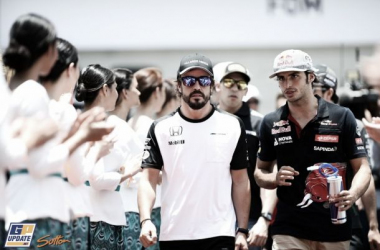 Fernando Alonso: &quot;Ha sido una sorpresa rodar con el grupo&quot;