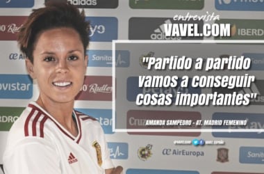 Entrevista a Amanda Sampedro: &quot;Partido a partido vamos a conseguir cosas importantes&quot;