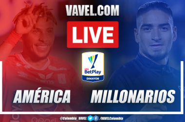 Resumen América vs Millonarios (0-2) por Liga BetPlay