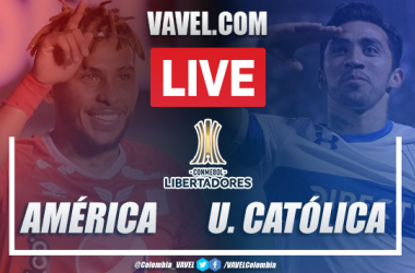 Resumen: América de Cali vs Universidad Católica (1-1) por Copa Libertadores