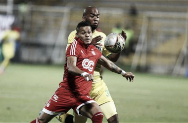 Bucaramanga ganaba 2-0 y América lo empató en 180 segundos