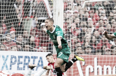 Gerónimo Rivera hizo su primer gol oficial como jugador profesional (Foto: Prensa Banfield)