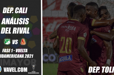 Deportivo Cali, análisis del rival: Deportes Tolima
(Fase 1 - vuelta, Sudamericana 2021)