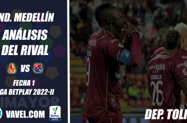Independiente Medellín, análisis del rival: Deportes Tolima (Fecha 1, Liga 2022-II)