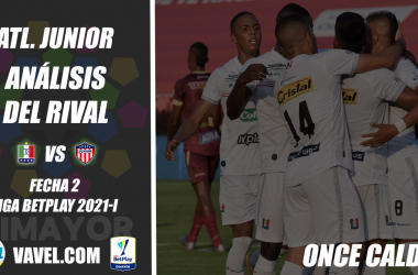 Junior de Barranquilla, análisis del rival: Once Caldas (Fecha 2, Liga 2021-I)