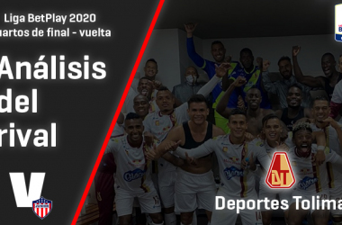 Junior, análisis del rival: Deportes Tolima (Cuartos de final - vuelta, Liga
2020)&nbsp;