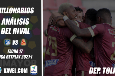  Millonarios, análisis del rival: Deportes Tolima (Fecha 17, Liga 2021-l)