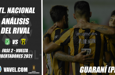 Atlético Nacional, análisis del rival:&nbsp;Club Guaraní (Fase 2 - vuelta, Libertadores 2021)