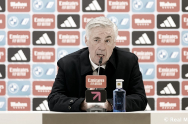Ancelotti: "Estamos cinco puntos por detrás, tenemos que correr"