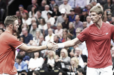 Anderson/Sock brilham, derrubam Djokovic/Federer e marcam primeiro ponto para Time Mundo