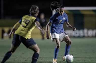 Andressa Alves comemora gols na vitória da Seleção Feminina: “Sempre bom marcar”