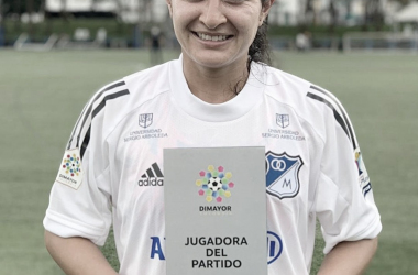 Angie Valbuena, le dio la victoria a Millonarios Femenino