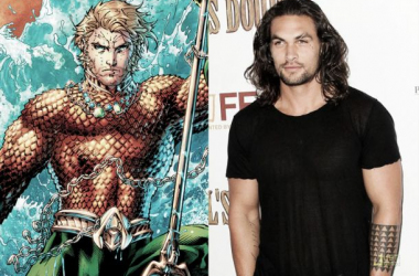 Jason Momoa se viste de Aquaman