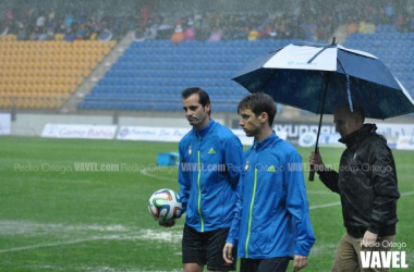 El Cádiz-Real Jaén quedó suspendido por la lluvia