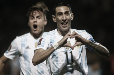Com golaço de Di María, Argentina vence Uruguai e se aproxima
da Copa do Mundo