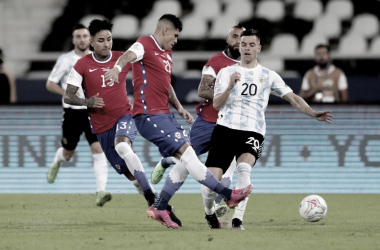 Argentina y Chile vuelven a empatar en su debut por Copa América