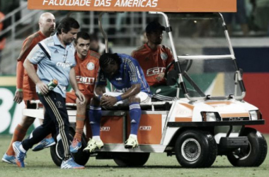Médicos confirmam lesão e Arouca só volta jogar pelo Palmeiras em 30 dias