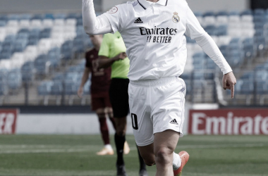 Celebración Sergio Arribas I Imagen: Real Madrid
