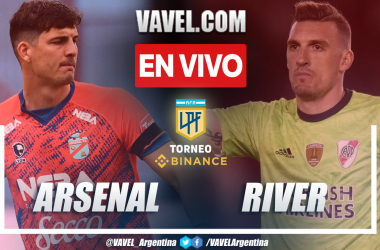 Arsenal de Sarandí vs River Plate EN VIVO hoy (0-0)