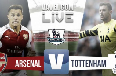 Score Arsenal - Tottenham Hotspur in Premier League 2015 (1-1)