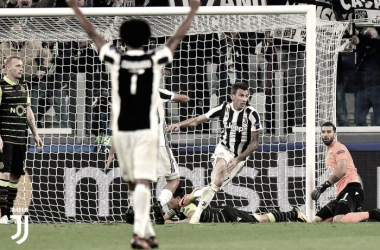 Juventus gana de último minuto ante Sporting CP