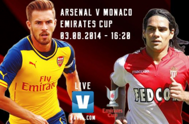 Arsenal - Monaco Live Text Commentary and Football Scores of Emirates Cup 2014