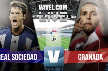 Resultado del Real Sociedad - Granada en la Liga BBVA 2015 (0-3)