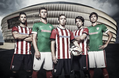 Athletic Bilbao apresenta uniformes para a temporada 2014/2015