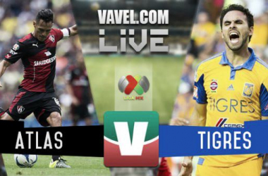 Resultado Atlas - Tigres en Liga MX 2015 (0-1)