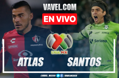 Goles y resumen del Atlas 2-2 Santos en Liga MX 2023