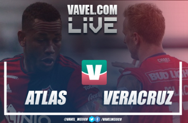 Resultado y goles del Atlas 4-3 Veracruz en Liga MX 2018