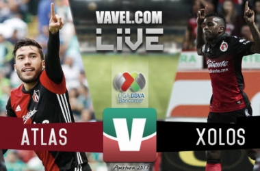 Resultado y goles del Atlas 1-0 Xolos de la Liga MX 2017