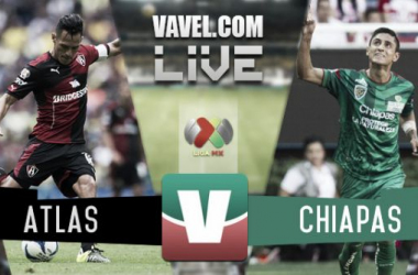 Resultado Atlas - Jaguares Chiapas en Liga MX 2015 (2-3)