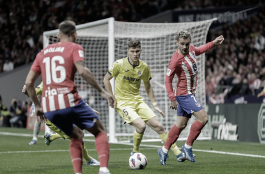 Griezmann decide e Atlético de Madrid vence Villarreal de virada